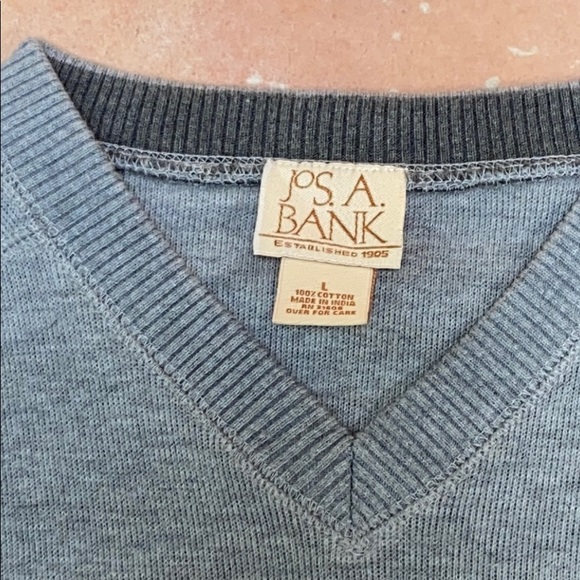 NWOT Jos A Bank Sweater 100% Cotton - Picture 2 of 3